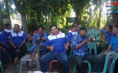 APITU DPD Aceh Melakukan Kerja Sekaligus Berta'ziah ke Rumah Salah Satu Anggota APITU DPC Langsa Yang Adiknya Meninggal Dunia. (Subandi / Apitu Indonesia)