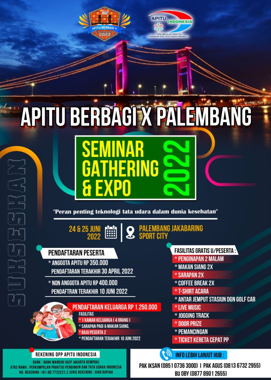 Event Akbar Tahunan, Apitu Berbagi X Palembang Sumatera Selatan - APITU ...